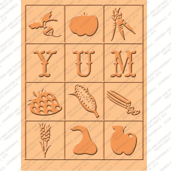Cuttlebug 4-pc embossing folders - COUNTRY LIFE - Picture 7 of 7